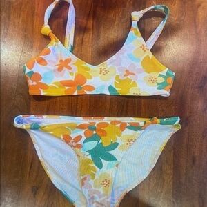 Floral Kids Bikini Set